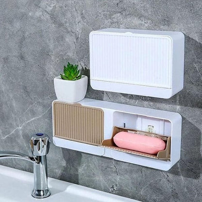 WALL-MOUNTED SOAP HOLDER