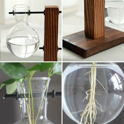 Clear Bulb Tabletop Vase