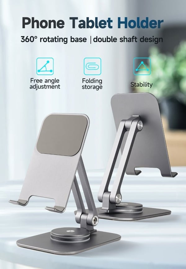 Deluxe Foldable 360° Rotating Pad/Phone Holder