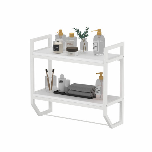 2-Tier Modern Industrial Bathroom Rack | MIN WIN