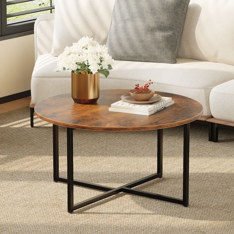 round_coffee_table_modern_industrial_center_table_wood_metal_0