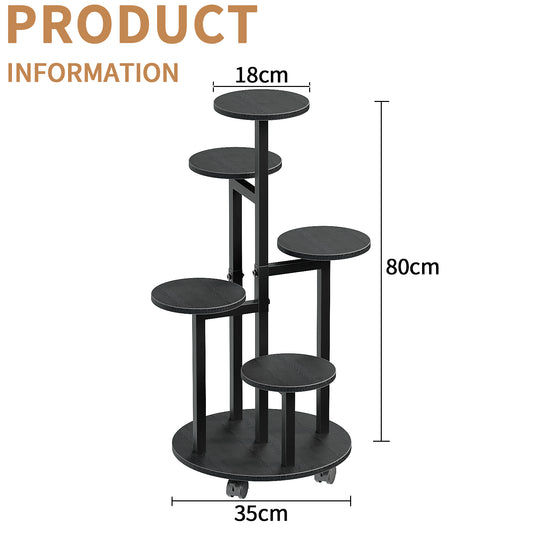 Flower Pot Stand Vertical Stepped Decorative Flower Stand