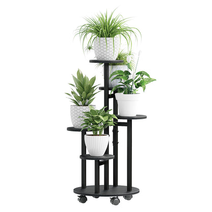 Flower Pot Stand Vertical Stepped Decorative Flower Stand