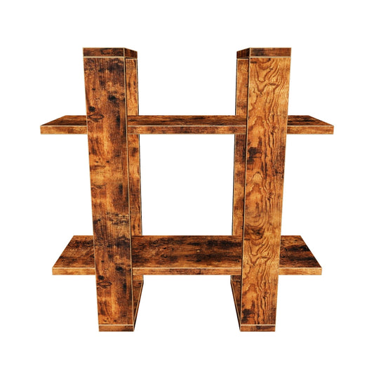 Floating Shelves for Wall Walnut Mounted Shelving Unit | MIN WIN